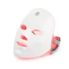 Masque LED sans fil 7 couleurs masque facial LED Photon peau raffermissant Anti-âge rajeunissement masque de beauté Machine