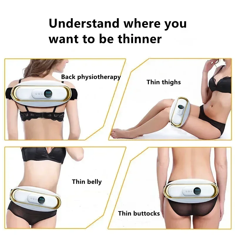 Appareil minceur, ceinture de massage abdominal anti-cellulite, masseur électrique pour femme, brûleur de graisse abdominale, massage corporel, élimination des graisses – Image 6