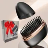 Nouveau peigne lisseur sans fil portable rechargeable par USB avec plaques chauffantes pour un coiffage lisse et impeccable.